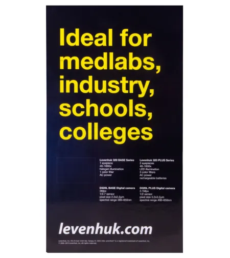 Skaitmeninis monokulinis mikroskopas Levenhuk D320L BASE 3M