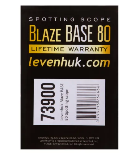 Levenhuk Blaze BASE 80 Spotting Scope