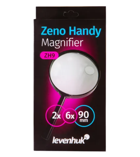 Лупа Pучная Levenhuk Zeno Handy ZH9 90mm 2x-6x