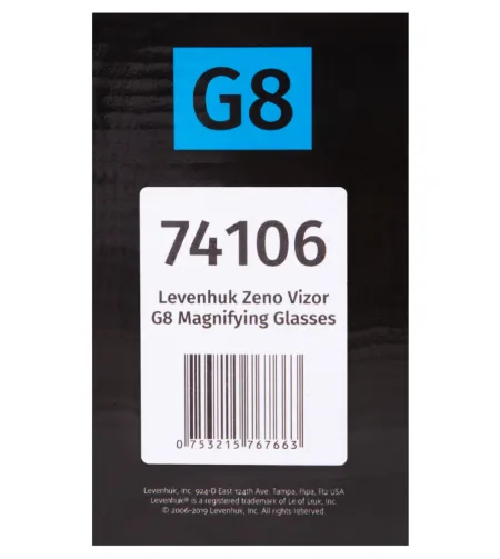 Levenhuk Zeno Vizor G8 Magnifying Glasses 2.5/4/6/8/10/15/20/25x