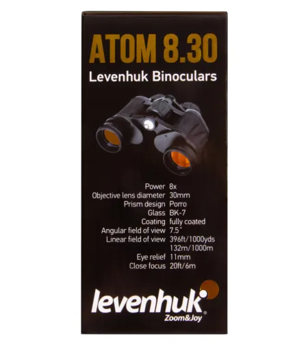 Levenhuk Atom 8x30 Binoculars