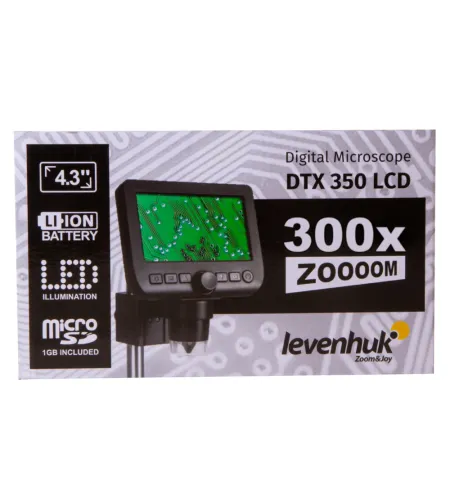 Цифровой Микроскоп Levenhuk DTX 350 LCD 20x-300x
