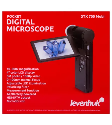 Микроскоп цифровой Levenhuk DTX 700 Mobi x10-300