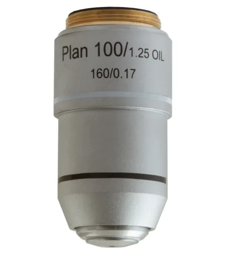 Levenhuk MED 100x Planachromatinis objektyvas
