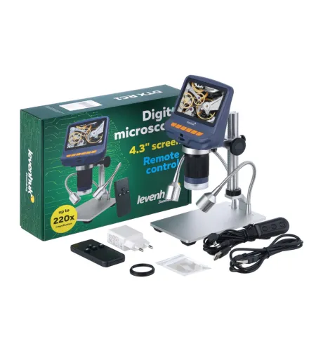 Microscope, Levenhuk DTX RC1 Remote Controlled, 3x–220x