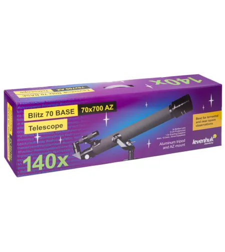 Telescope, Levenhuk Blitz 70 70/700 140x BASE