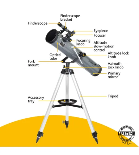 Teleskopas Levenhuk Blitz 76 BASE