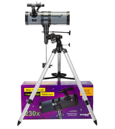 Teleskopas Levenhuk Blitz 114s PLUS
