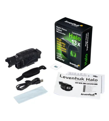 Naktinio matymo skaitmeninis monoklis Levenhuk Halo 13x