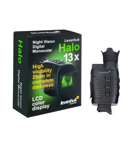 Naktinio matymo skaitmeninis monoklis Levenhuk Halo 13x