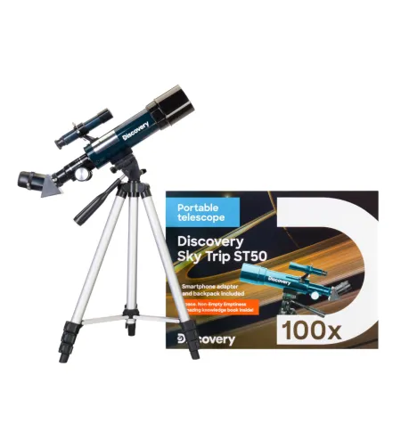 Discovery Sky Trip ST50 Telescope with book