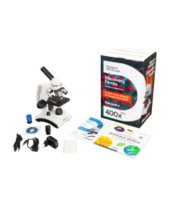 Discovery Femto Polar digital microscope with book