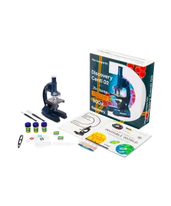 Mikroskopas, Discovery Centi 02, 100x-900x, su knyga