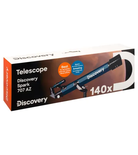 Discovery Spark 707 AZ Telescope with book (EN)