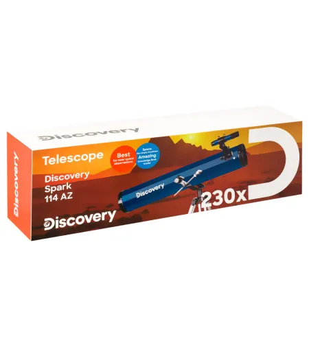 Teleskopas su knyga Discovery Spark 114 AZ