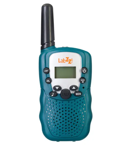 Walkie Talkie and Binoculars Set, Levenhuk LabZZ WTT10, Blue