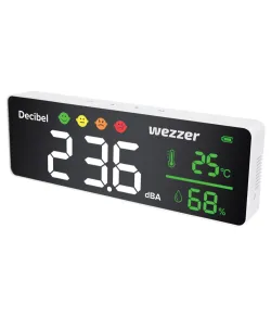 Levenhuk Wezzer Teo TH70 Noise Monitor Thermohygrometer