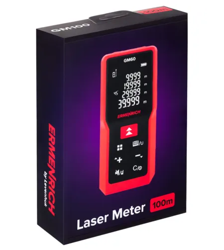 Лазерная рулетка Ermenrich Reel GM100