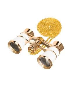 Levenhuk Broadway 325B operos žiūronai balta-auksinė