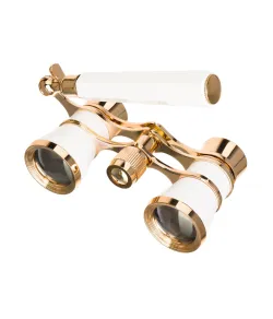 Levenhuk Broadway 325E Lorgnette Opera Glasses white