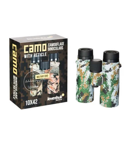 Levenhuk Camo Dots 10x42 Binoculars with Reticle