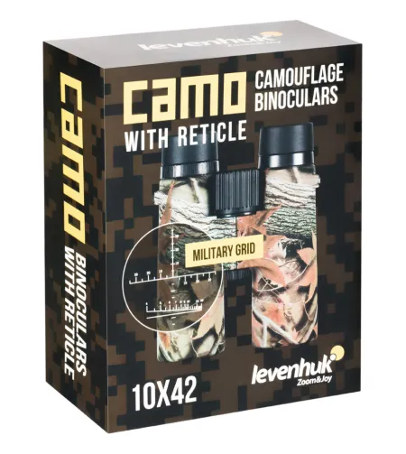 Levenhuk Camo Dots 10x42 Binoculars with Reticle