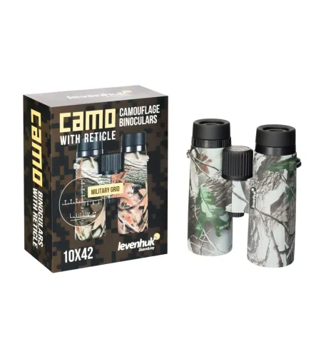 Levenhuk Camo Moss 10x42 Binoculars with Reticle