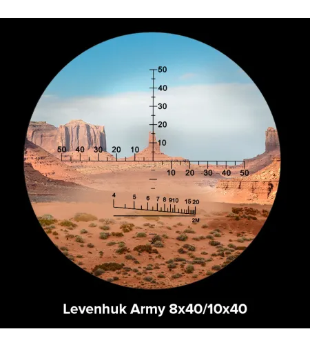 Levenhuk Army 8x40 Binoculars with Reticle