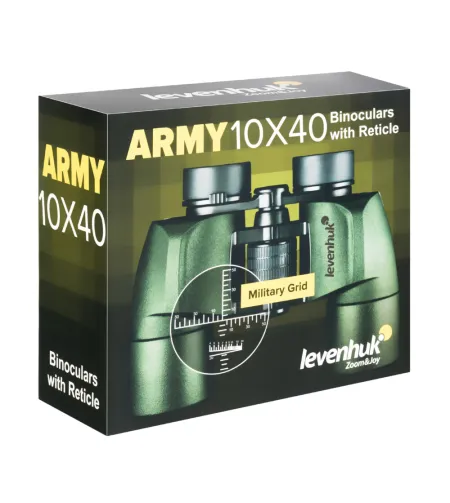 Levenhuk Army 10x40 Binoculars with Reticle