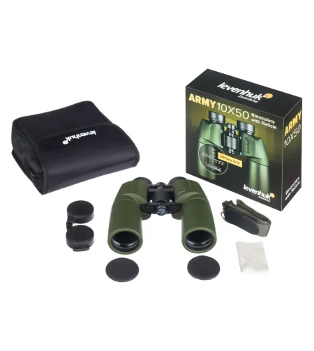 Levenhuk Army 10x50 Binoculars with Reticle
