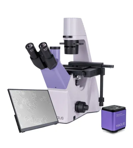 Biologinis apverstas skaitmeninis mikroskopas MAGUS Bio VD300 su LCD ekranu