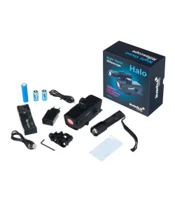 Levenhuk Halo NVR50 skaitmeninis naktinio matymo monokuliaras su taikiklio laikikliu