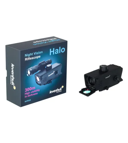 Levenhuk Halo NVR50 skaitmeninis naktinio matymo monokuliaras su taikiklio laikikliu