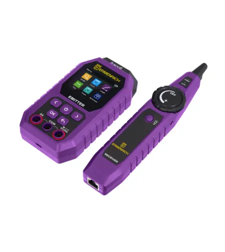 Ermenrich Ping SM75 kabelių testeris su multimetru