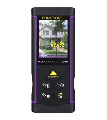 Ermenrich PRO LR100 lazerinis matuoklis, su kamera