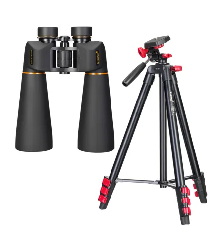 Levenhuk Bruno PLUS 25x70 Binoculars and Tripod Set