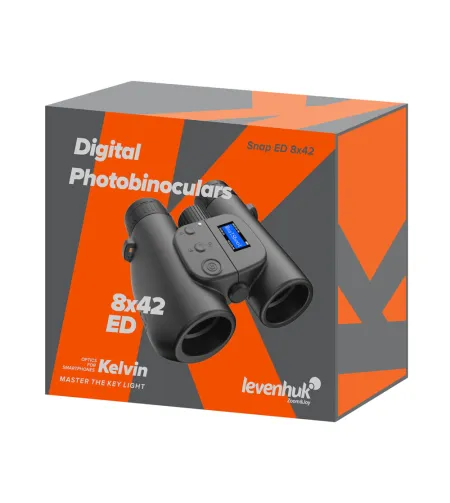 Levenhuk Kelvin Snap ED 8x42 Digital Photobinoculars
