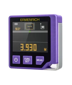 Ermenrich Verk LQ60 skaitmeninis 3-viename gulsčiukas su lazeriniu atstumo matuokliu