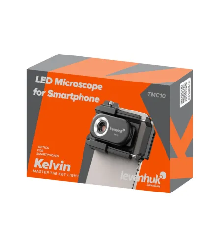 Levenhuk Kelvin TMC10 LED mikroskopas išmaniajam telefonui