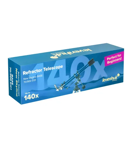 Levenhuk New Skyline BASE 70/900 EQ1 teleskopas