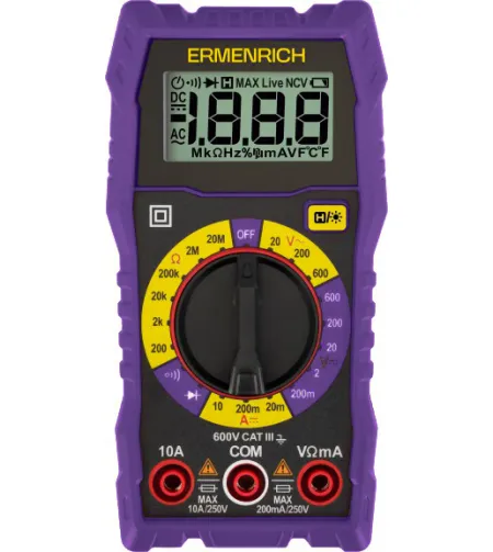 Ermenrich Zing TC07 skaitmeninis multimetras