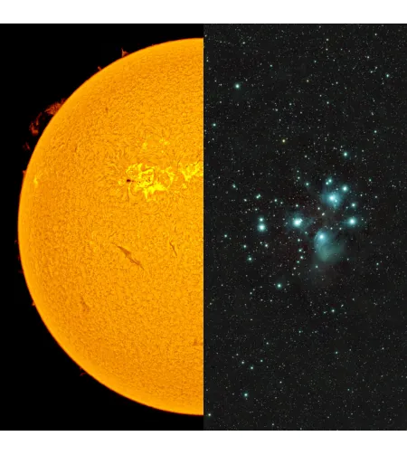 LUNT LS60MT/B600R&P Многоцелевой телескоп ED для Солнца + ночного неба