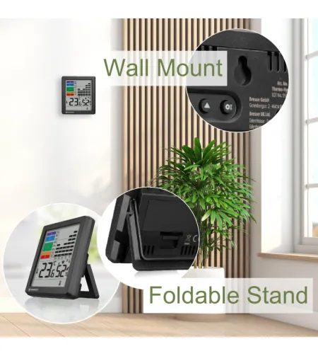 BRESSER Thermo-Hygrometer with Mould Alert