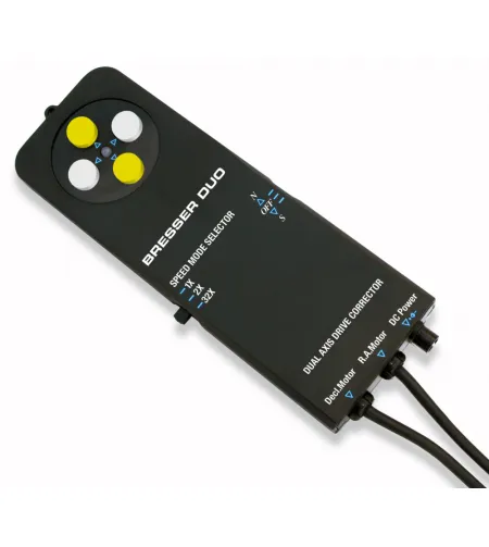 BRESSER RA/DEC-sekimo variklis su valdykliu, skirtas EXOS-2 ir EQ/MON-2