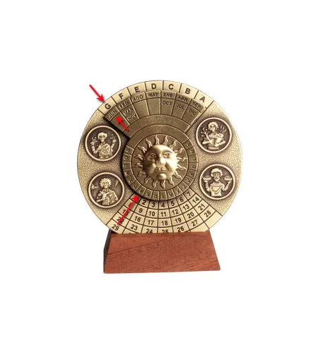 Hemisferium Disc perpetual calendar