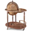 Trolley globe Zoffoli with drink cabinet and tray Giasone