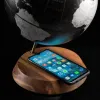 Desk globe Zoffoli with integrated wireless charging Bridge Black