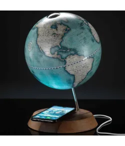 Desk globe Zoffoli with integrated wireless charging Bridge