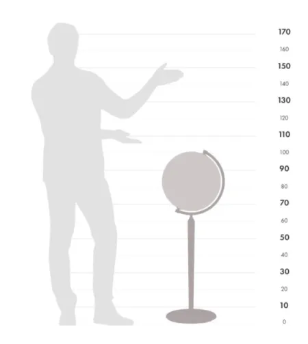 Vasco da Gama Zoffoli Напольный глобус All White