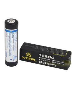 Xtar 18650 2600 mAh 10A 3,6 V ličio jonų baterija su PCB apsauga